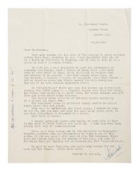[Maugham, W. Somerset (1874-1965)]. A group of 8 bibliographies and a letter, including: