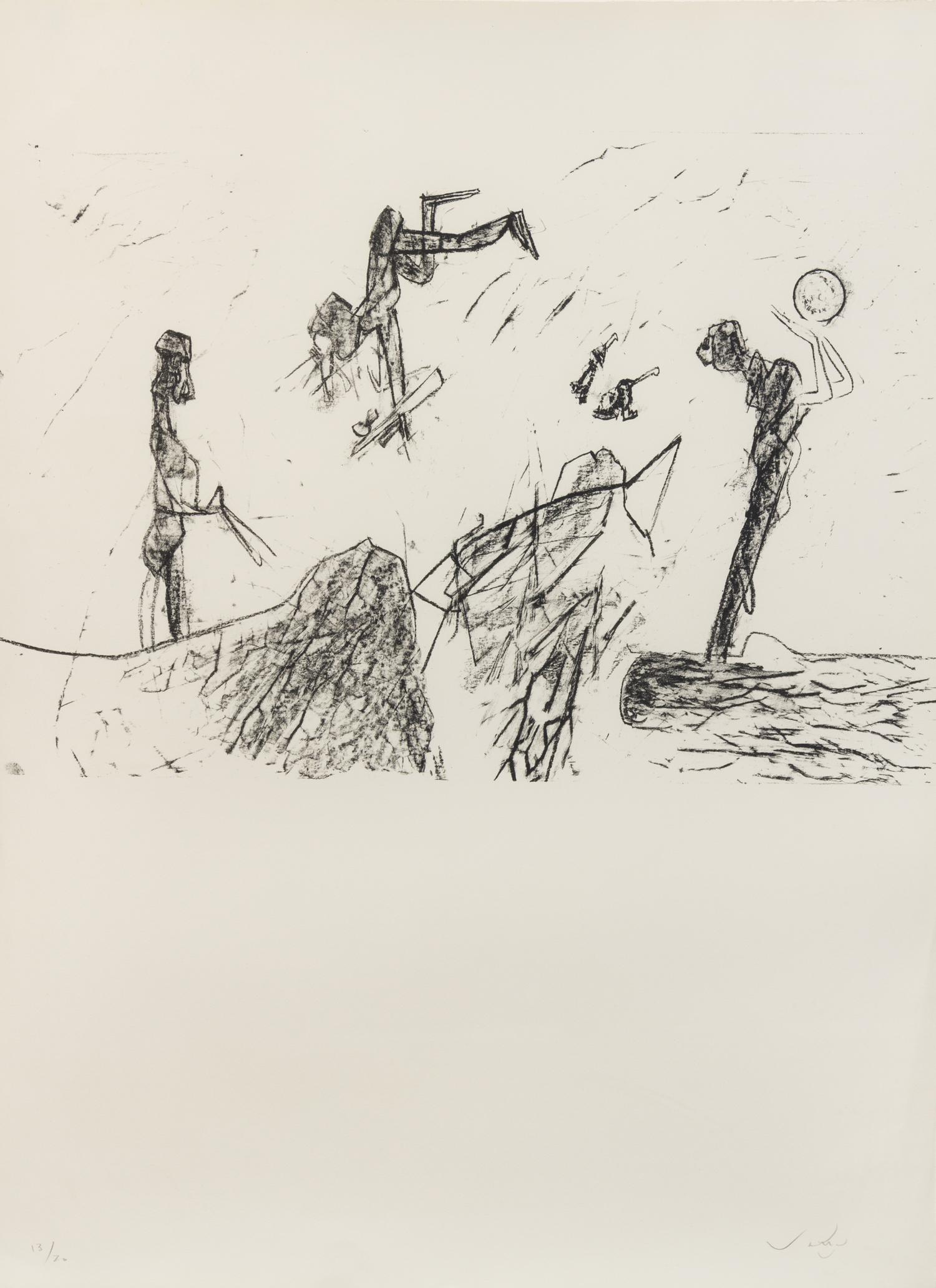 Roberto Matta, (Chilean, 1911-2002), Untitled (portfolio of 6 prints)