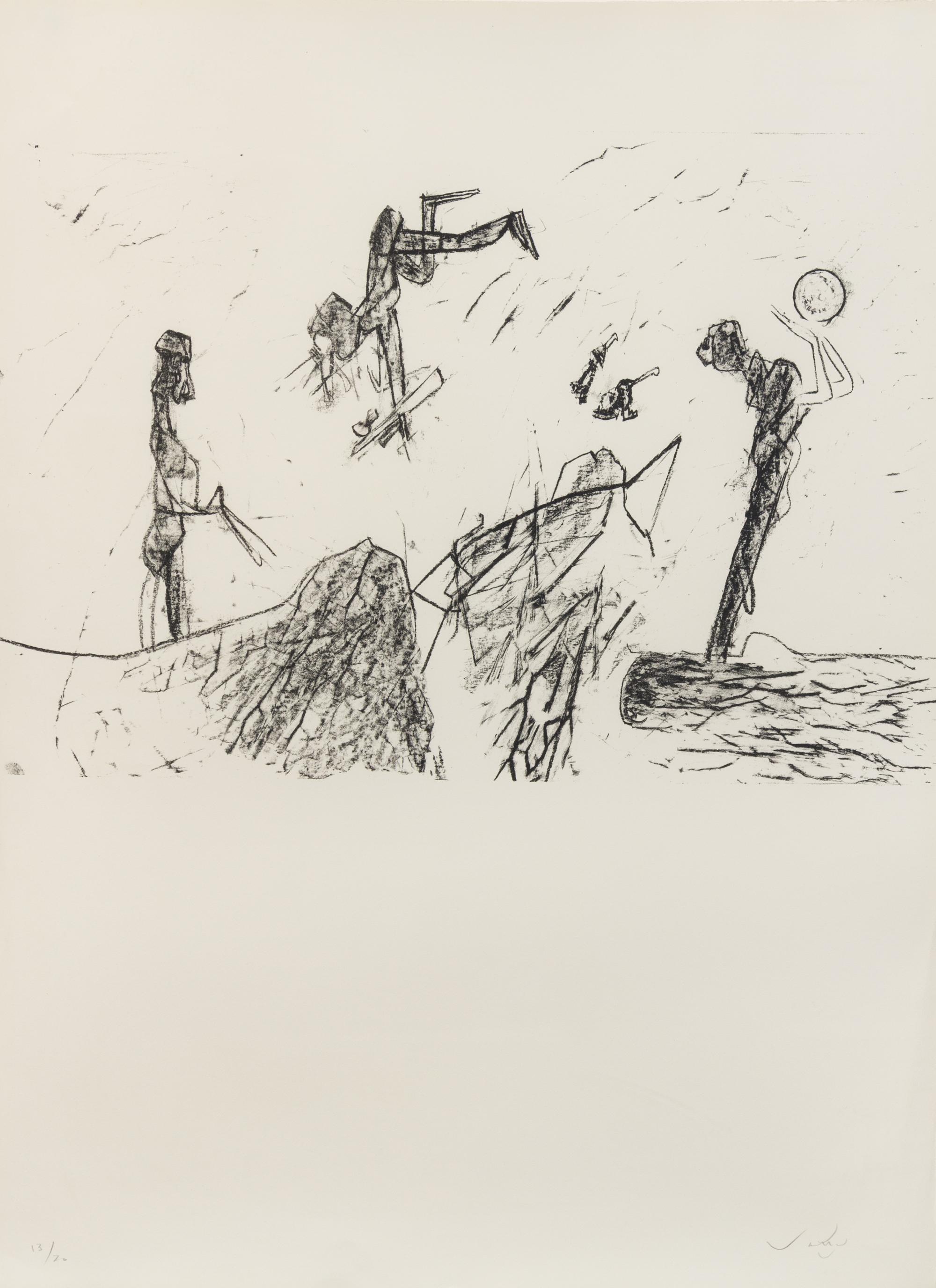 Roberto Matta, (Chilean, 1911-2002), Untitled (portfolio of 6 prints)