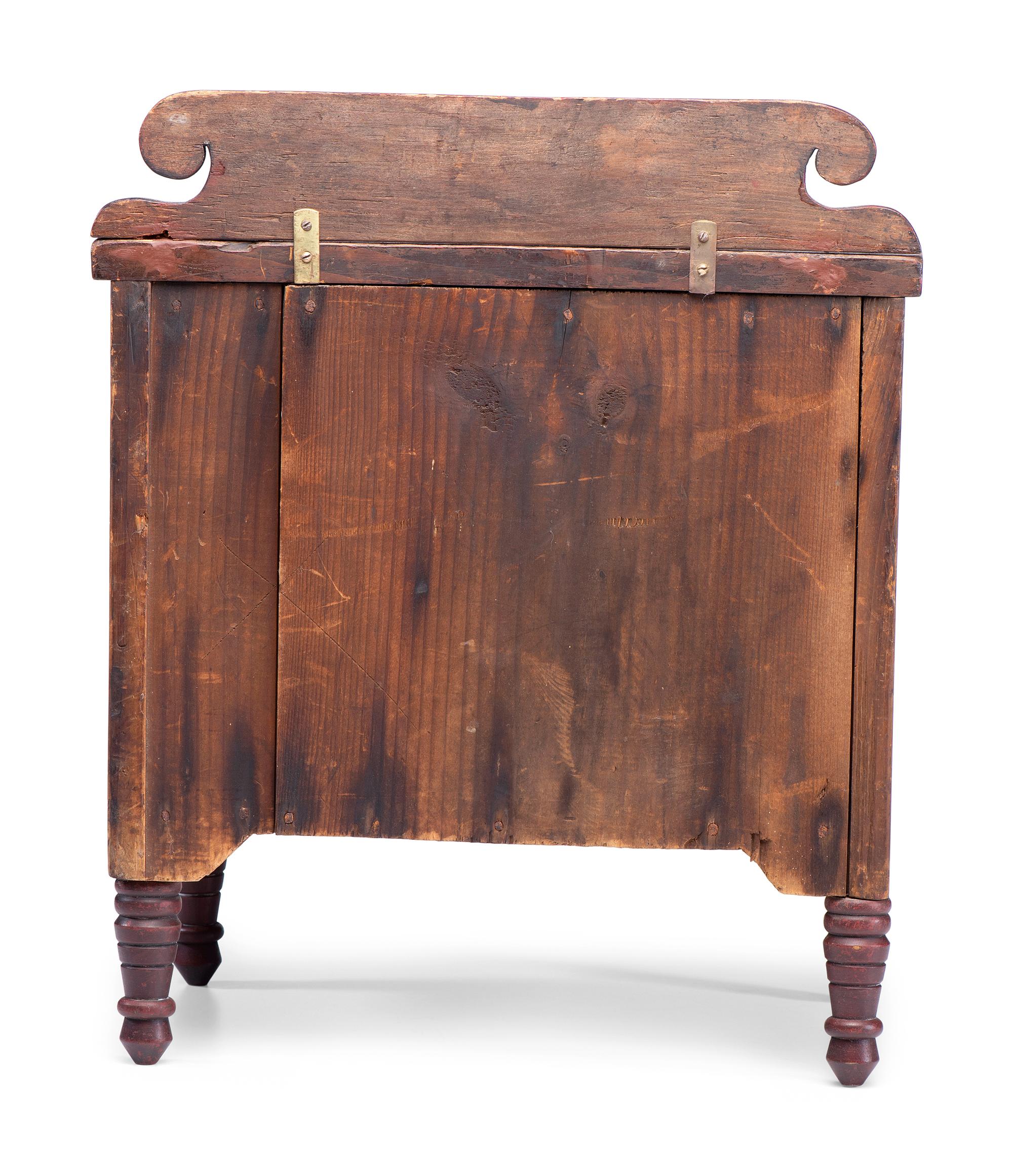 A Maine Grain Paint Decorated Child's Chest