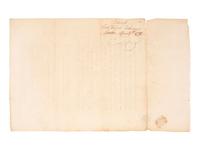 [REVOLUTIONARY WAR]. Partially printed appointment of Elijah Robinson (1735-1809) as "Captain & Paymaster" of a Company in Col. Roger Enos's Battallion "now raising for the Defence of this & the United States." Connecticut, 7 April 1778.