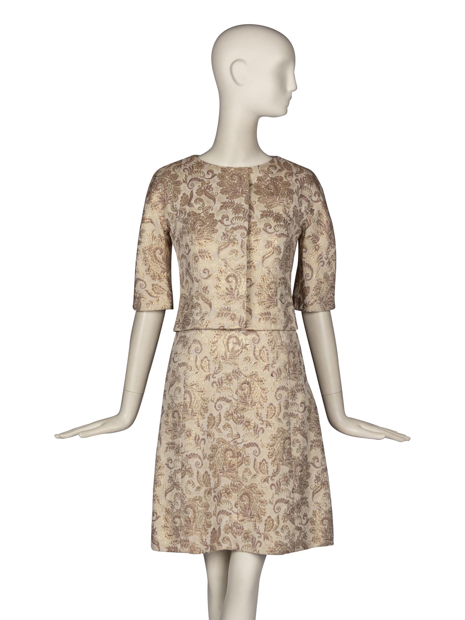 Givenchy Brocade Dress and Jacket, Early 1960s