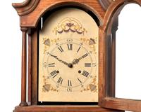 A Chippendale Style Pine and Maple Dwarf Clock