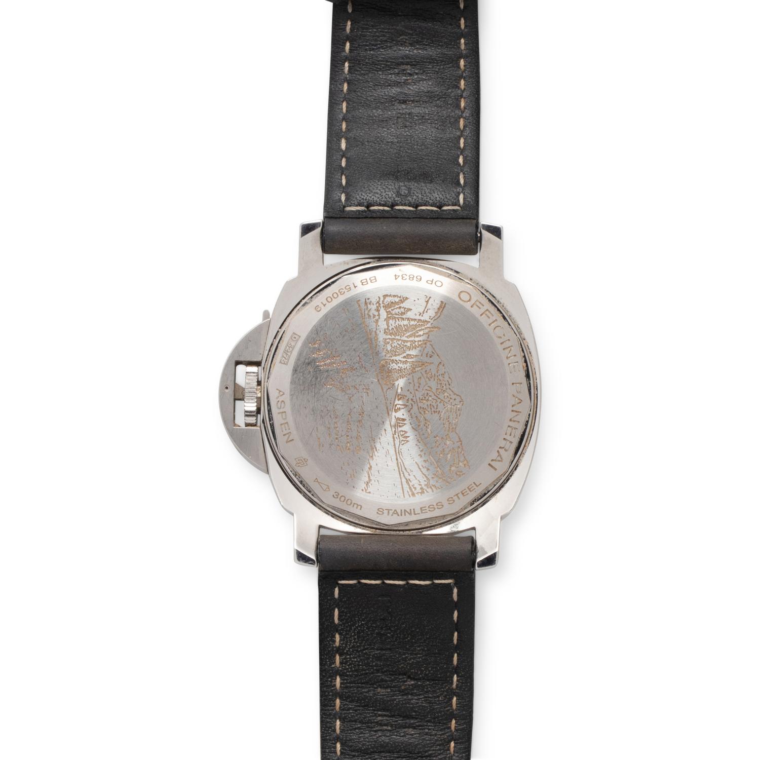 PANERAI, STAINLESS STEEL LIMITED EDITION 'LUMINOR MARINA ASPEN' WATCH
