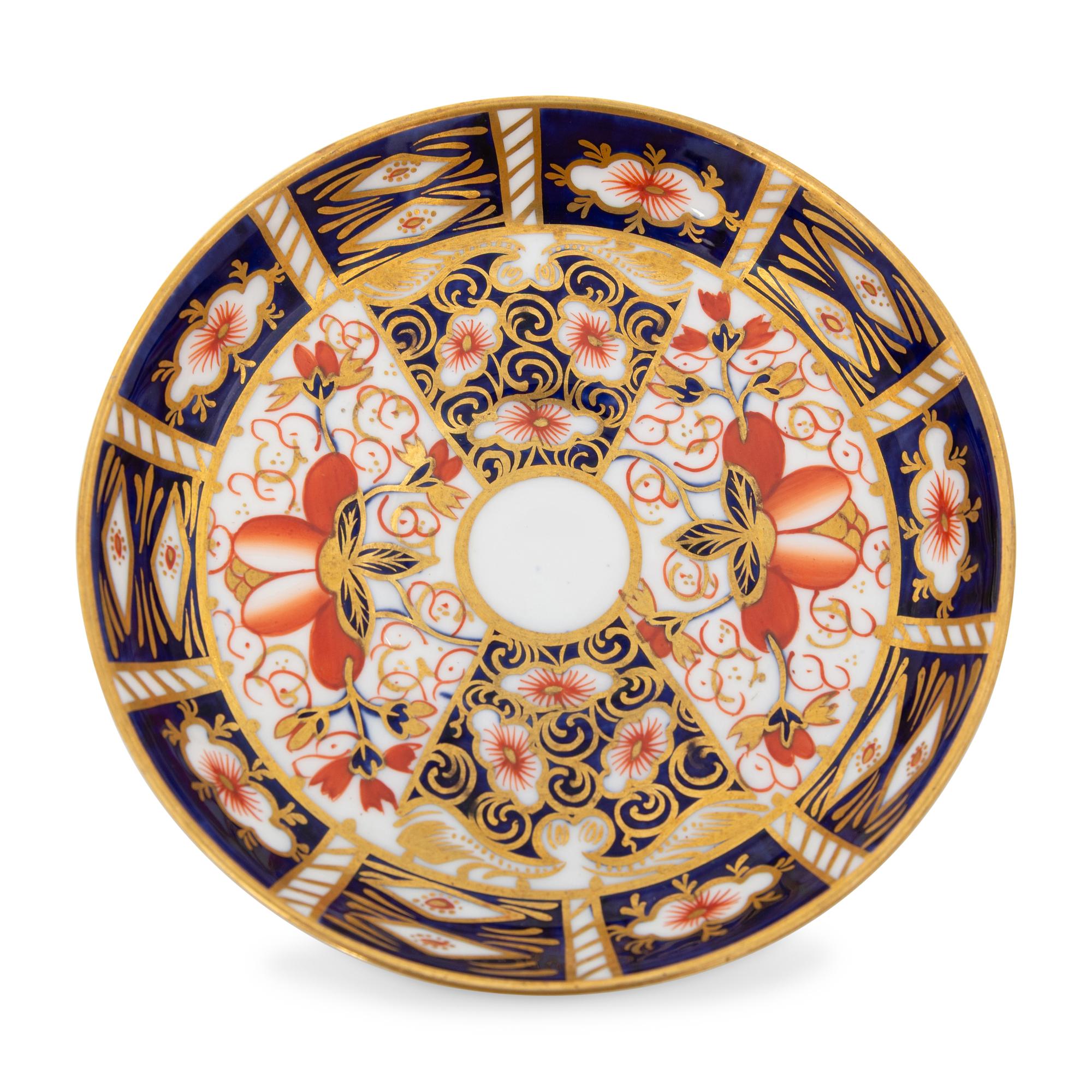 A Royal Crown Derby Imari Porcelain Part Tea Service