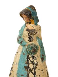 A Set of Six Hand-Painted Cast Iron Doorstops — 19TH/20TH CENTURY