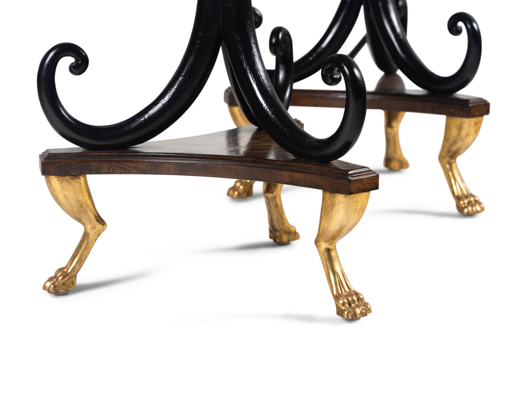 A Pair of Ebanista Savoy Side Tables