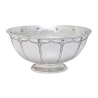 An Arts and Crafts Sterling Silver Punch Bowl