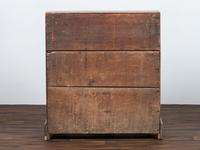 A Chippendale Carved Tiger Maple Slant-Front Desk