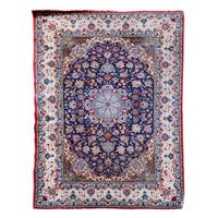 A Tabriz Wool and Silk Rug