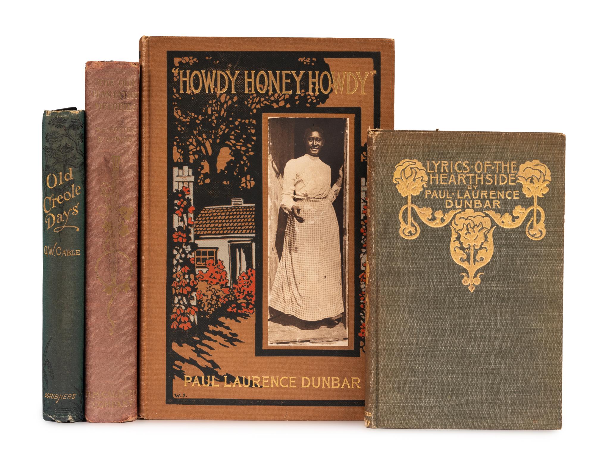 [AFRICAN AMERICANA]. A group of 4 FIRST EDITIONS by or about African Americans, comprising: