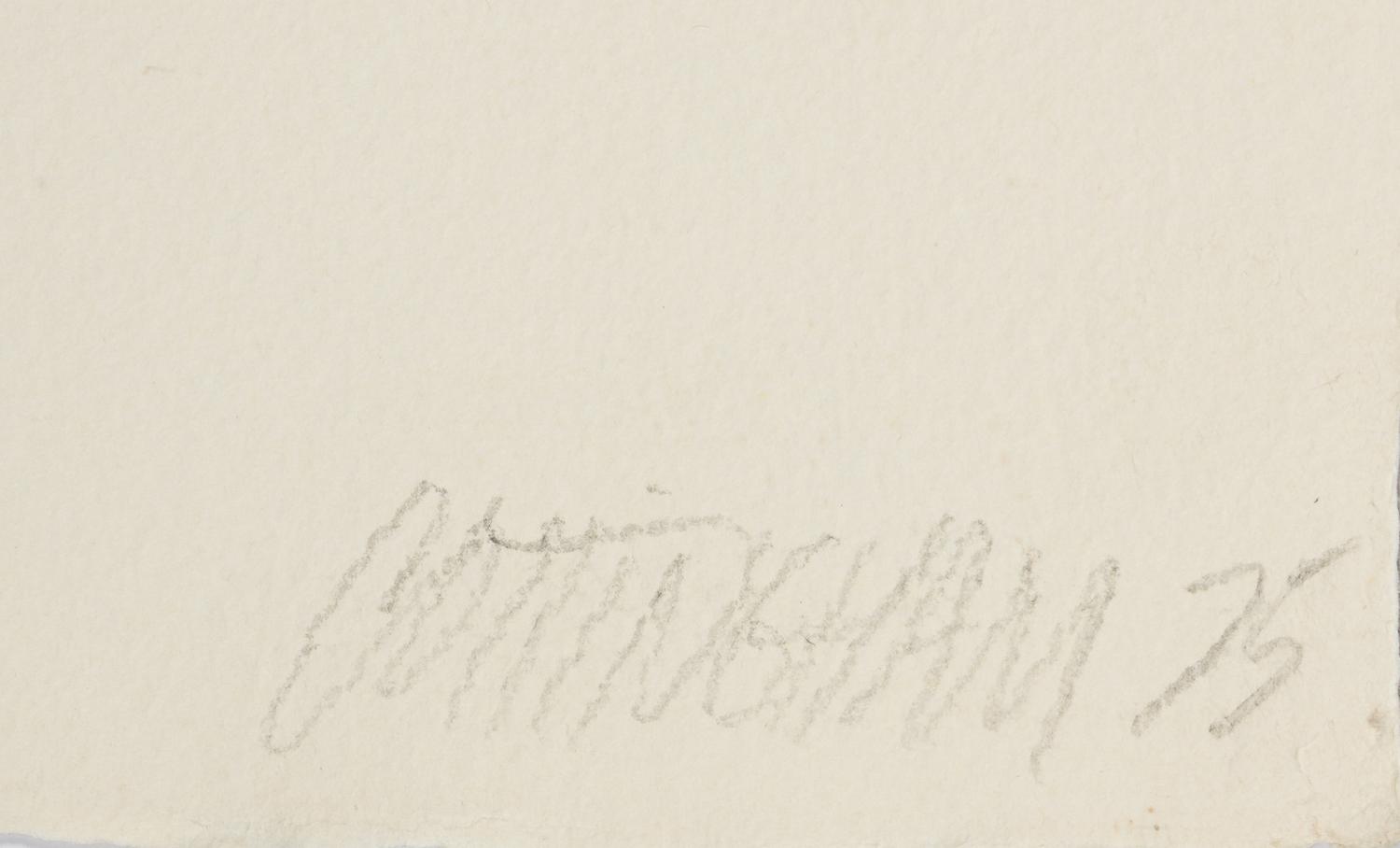 F.W. (from the Landfall Press Etching Portfolio ), 1975