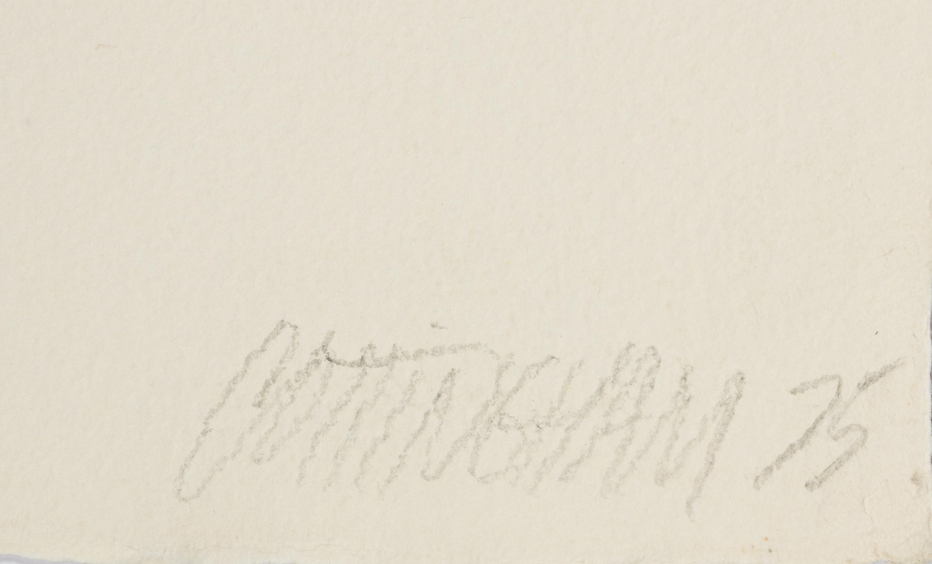 F.W. (from the Landfall Press Etching Portfolio ), 1975