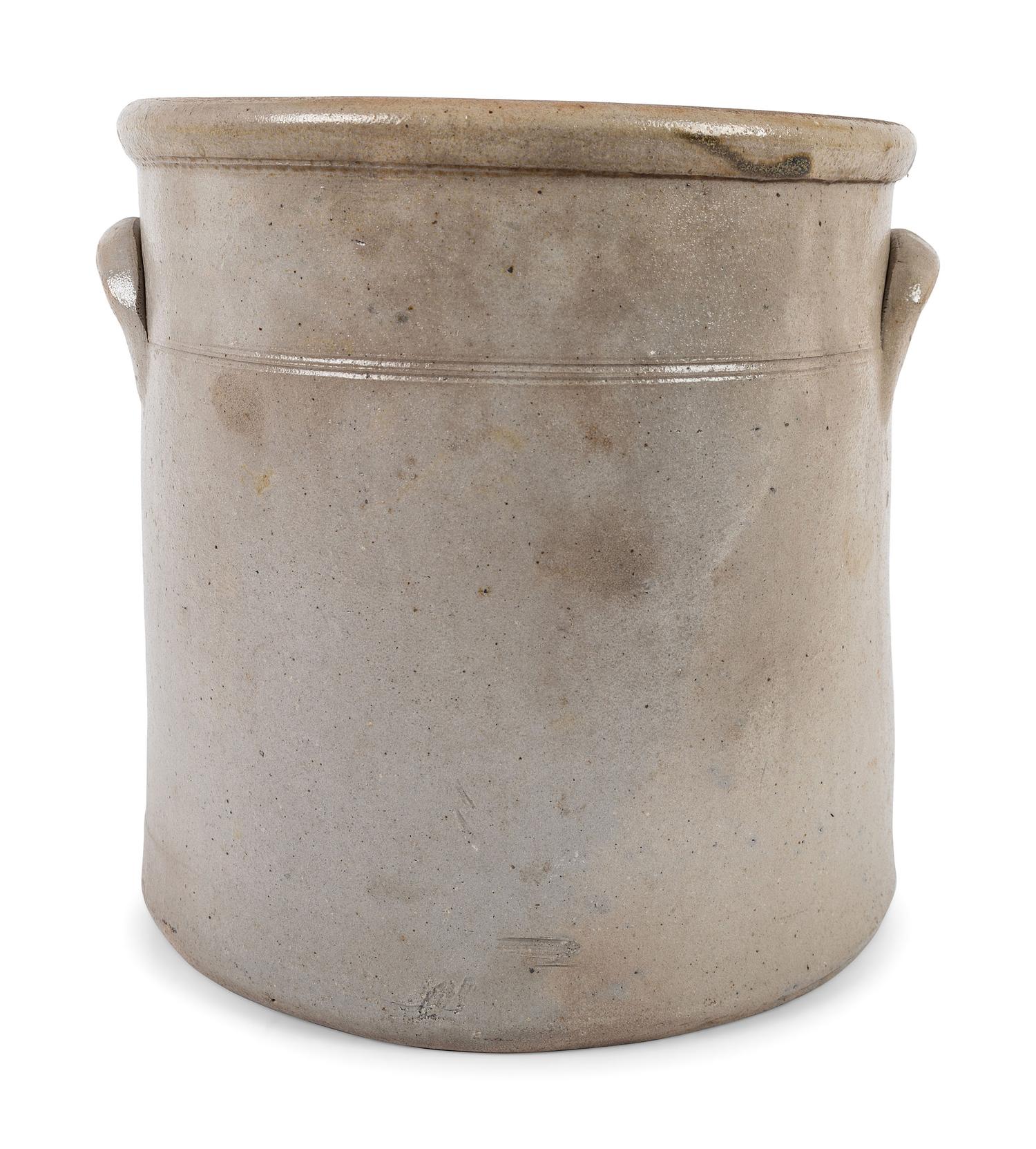 A Cobalt-Decorated Ohio Stoneware Crock
