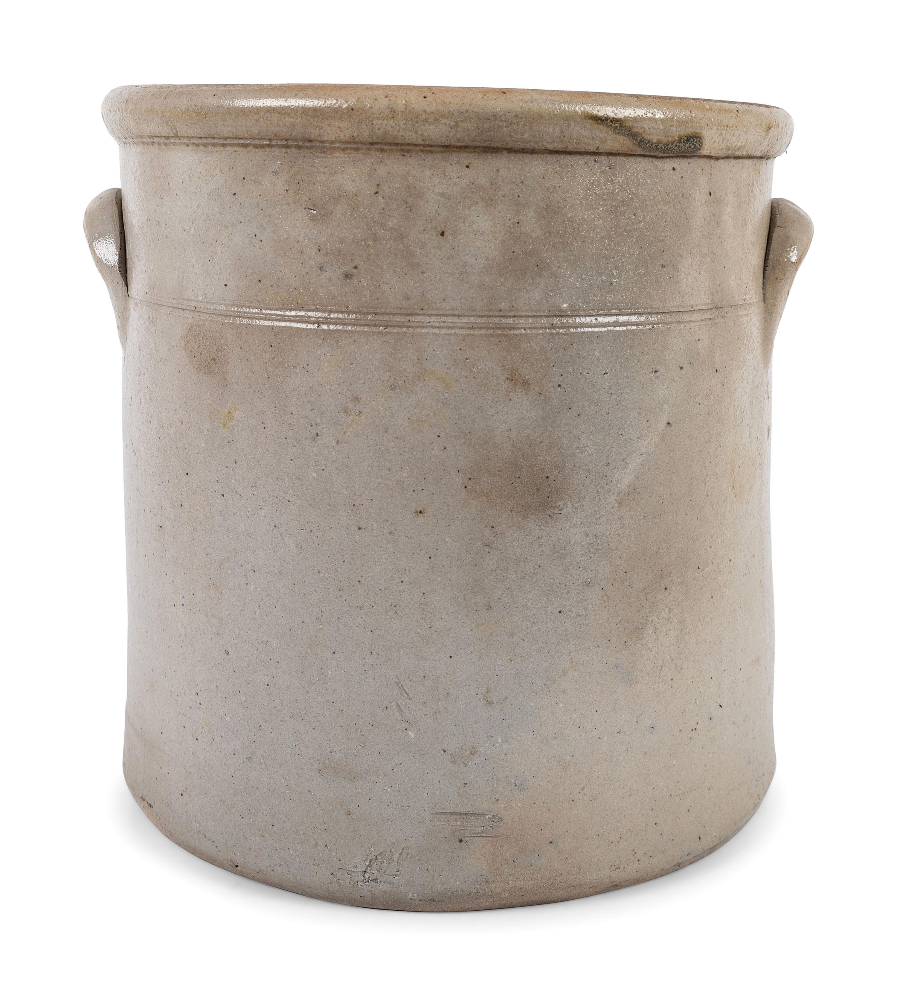 A Cobalt-Decorated Ohio Stoneware Crock
