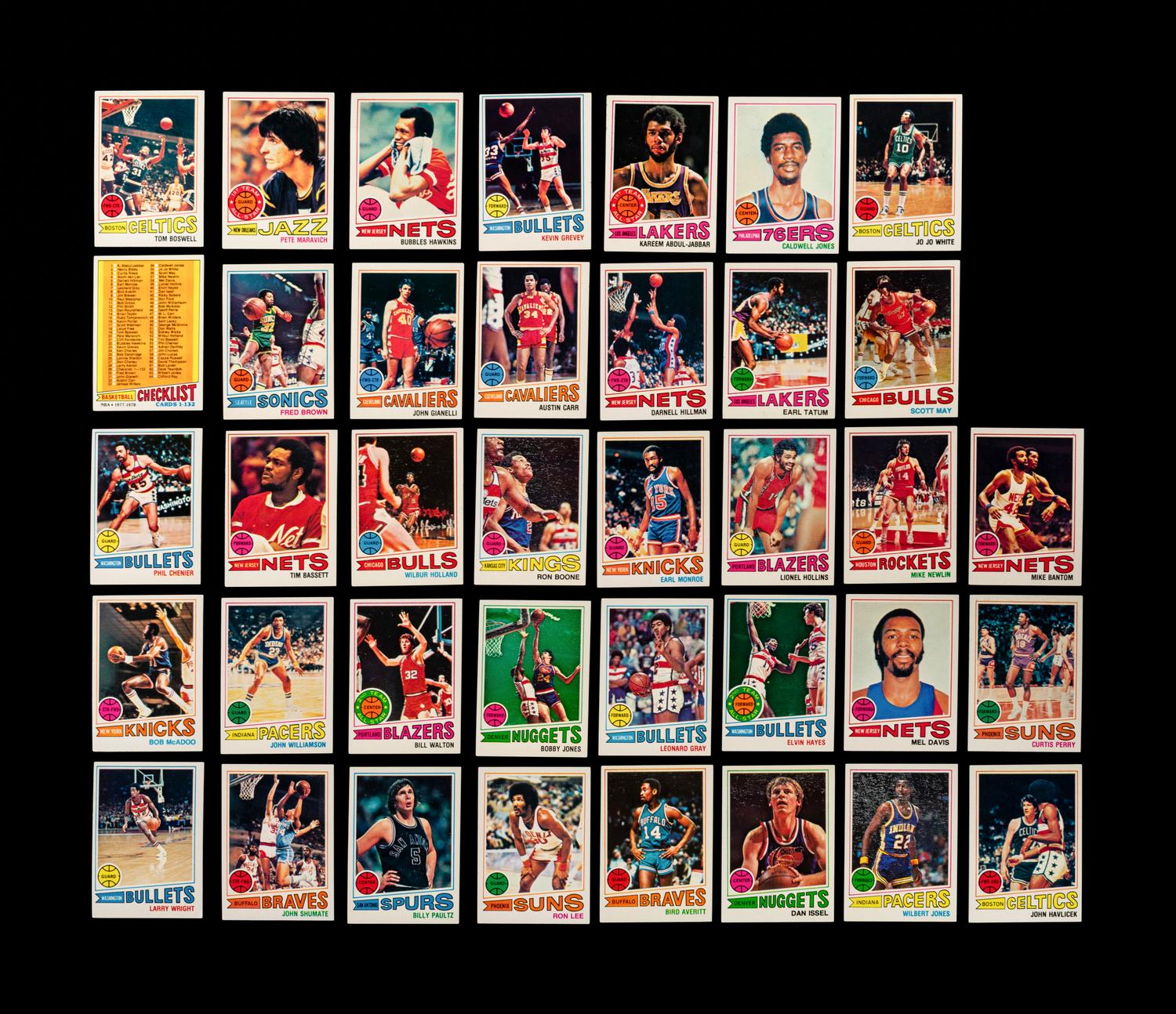 A Complete Set of 1977-78 Topps Basketball Cards,