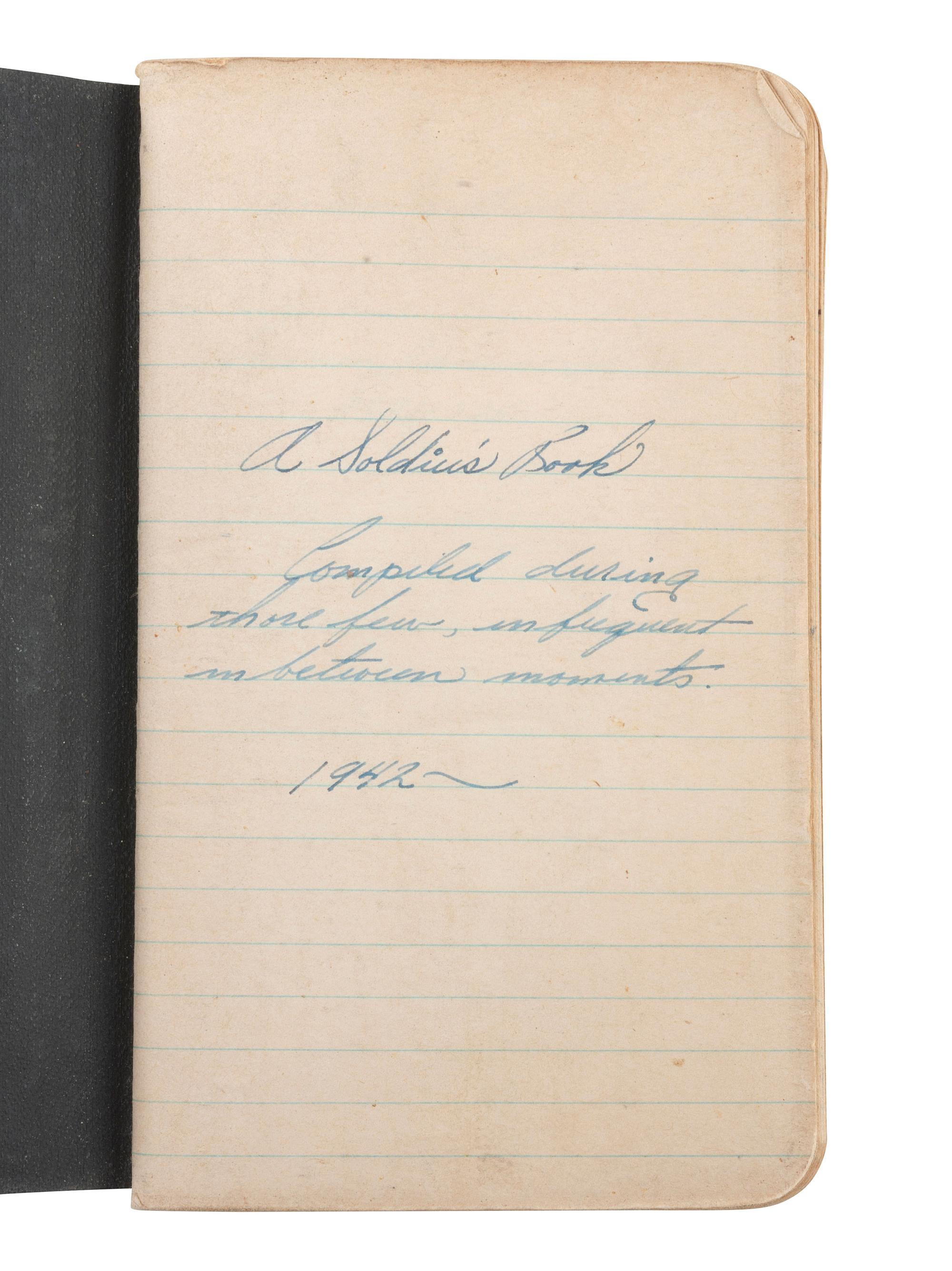 [WWII]. Diary and ephemera archive of Emerson J. Duricky, 3rd Brigade Army, Amphibious.