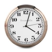 A Group of Tiffany and Cartier Desk Clocks
