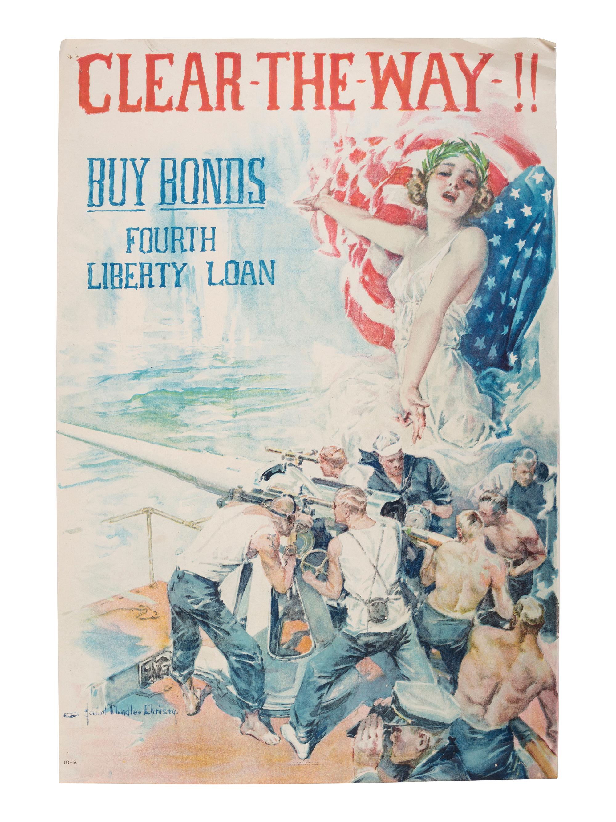 [WORLD WAR I]. CHRISTY, Howard Chandler, artist. A group of 2 posters, comprising: