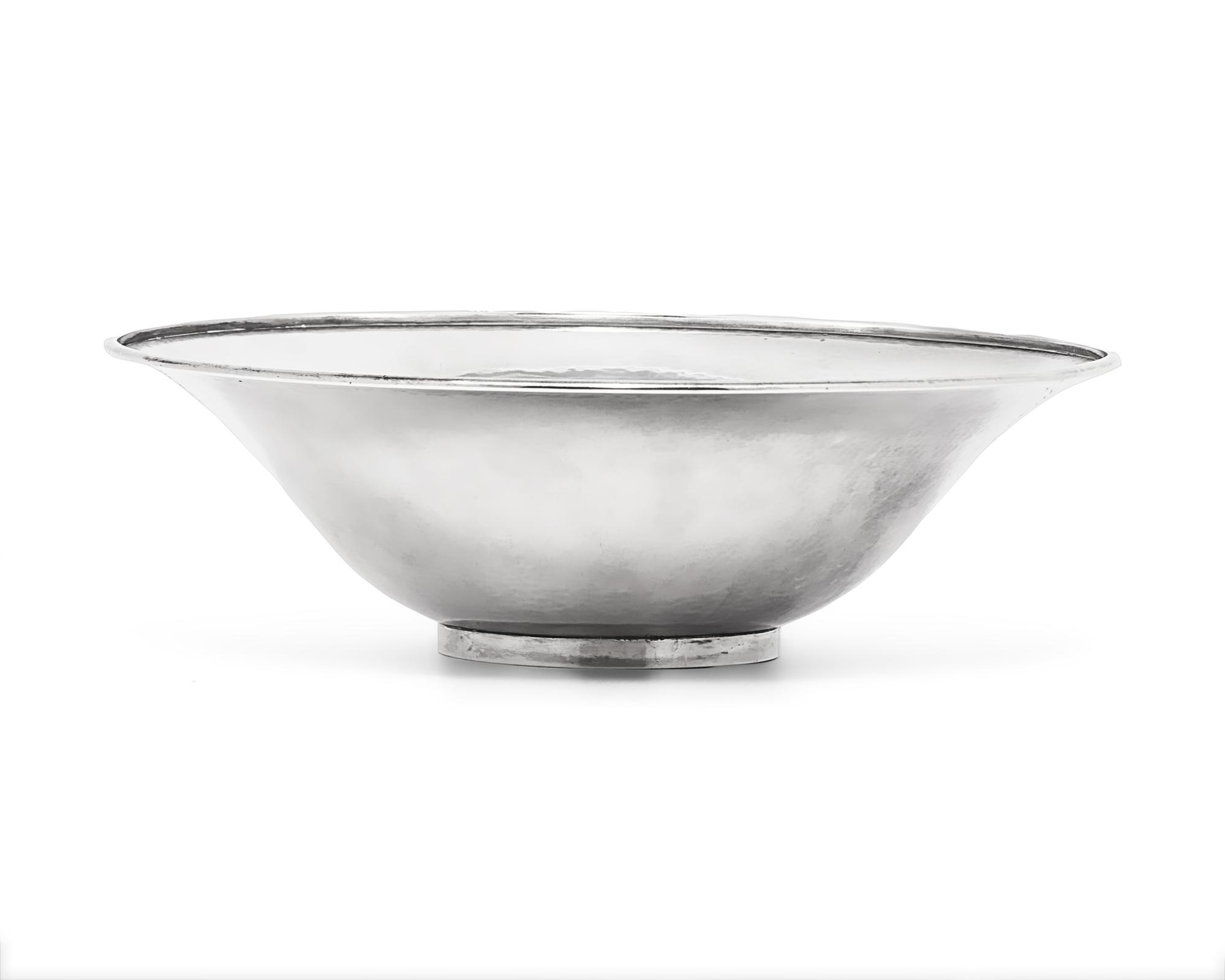 A Georg Jensen Silver Footed Bowl
