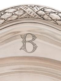 A Collection of Nine German Posen Silver Items