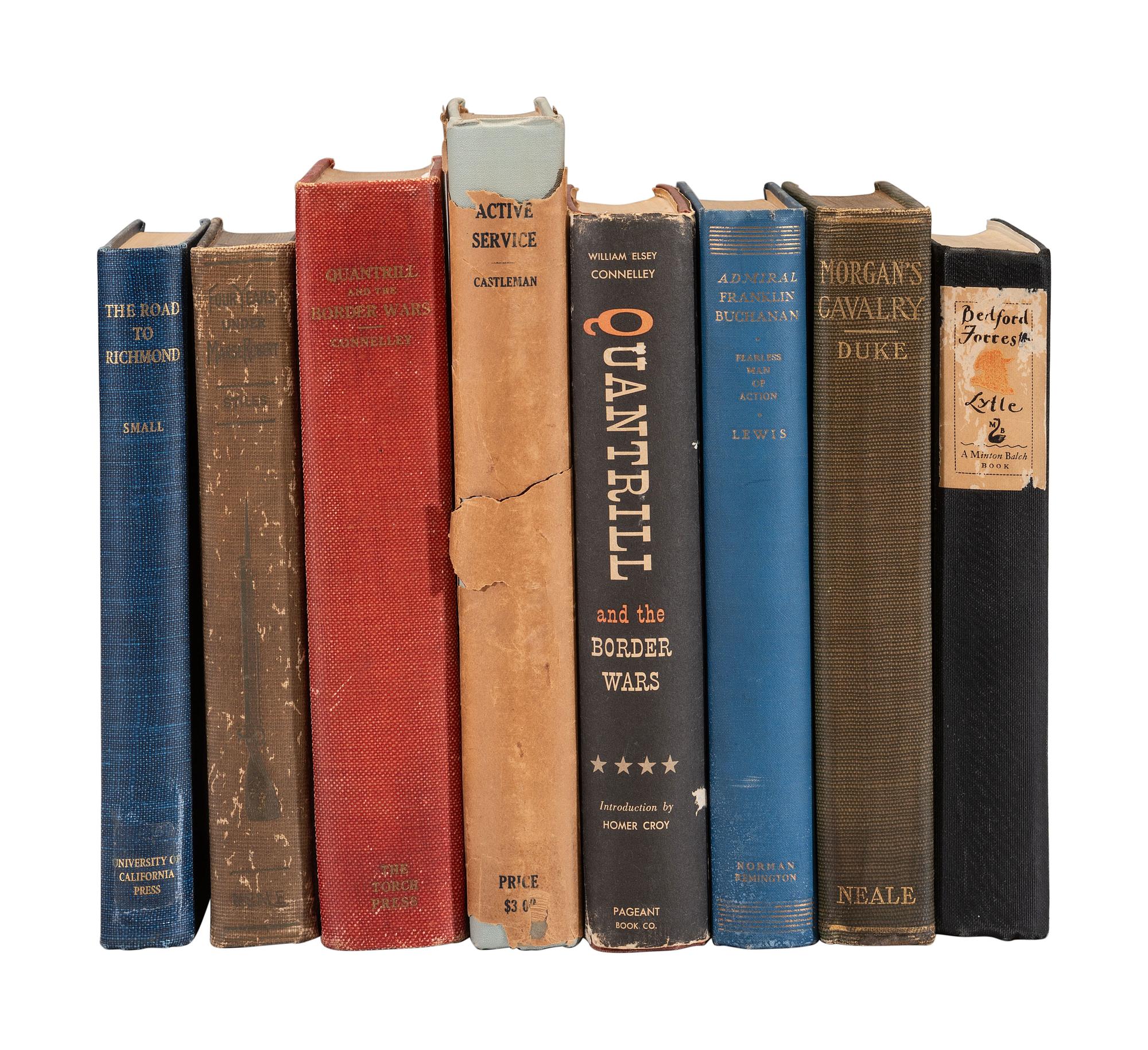 [CIVIL WAR]. Confederate officers and military personnel. 16 volumes.