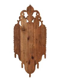 A Syrian Mother-of-Pearl and Pewter Inlaid Lantern Shelf