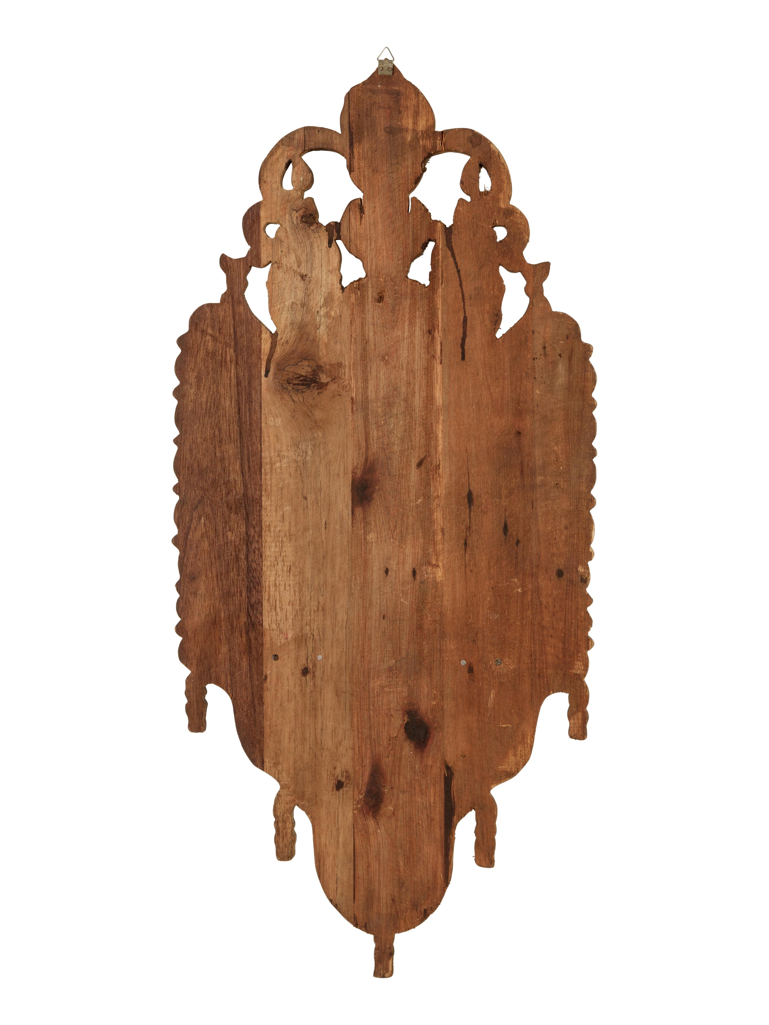 A Syrian Mother-of-Pearl and Pewter Inlaid Lantern Shelf