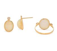 OPAL AND DIAMOND SET