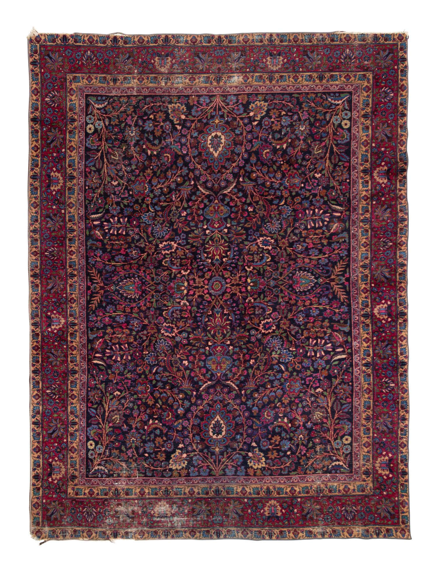 A Meshed Wool Rug