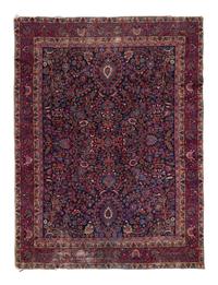 A Meshed Wool Rug