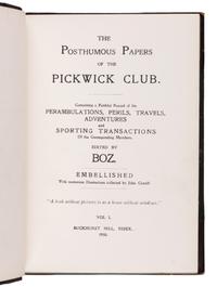 DICKENS, Charles (1812-1870). The Posthumous Papers of the Pickwick Club . Buckhurst Hill, Essex: n.p., 1910.