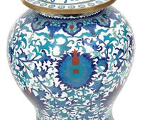 A Pair of Chinese Cloisonné Jars
