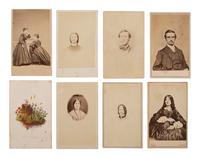 [CIVIL WAR] Civil War CDV collection likely assembled by a soldier, incl. generals, signed portraits, and a view of "The Castle" in Vicksburg, MS.