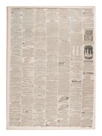 [AFRICAN AMERICANA]. Print ephemera related to enslavement and racism, comprising: