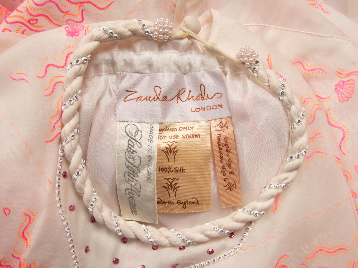 Zandra Rhodes Embellished Dress
