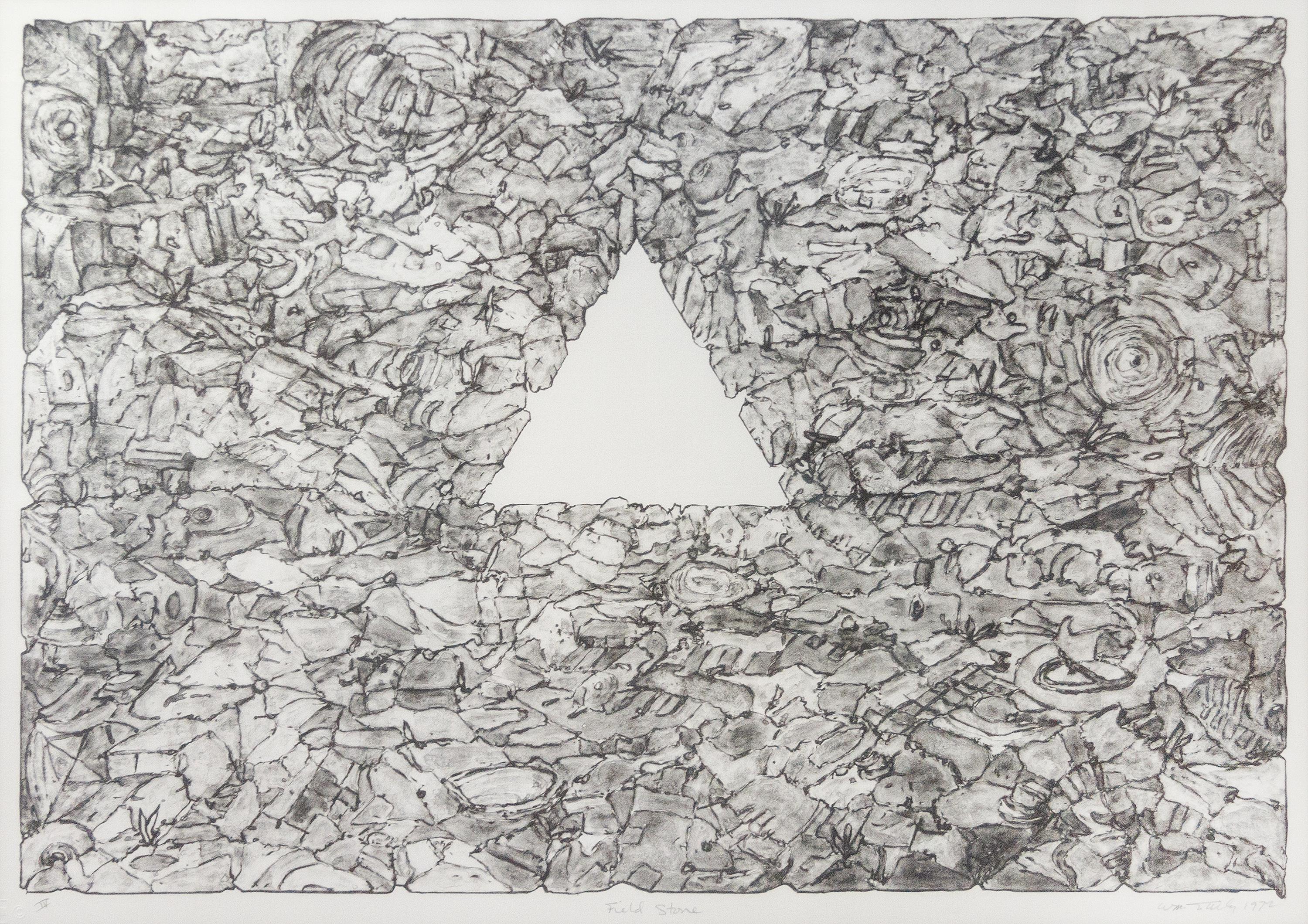 William T. Wiley, (American, b. 1937), Field Stone, 1972