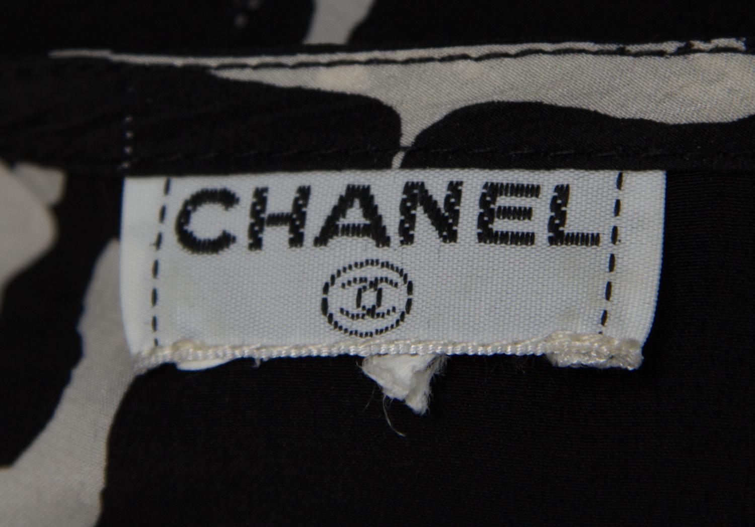 A Pair of Chanel Print Blouses,