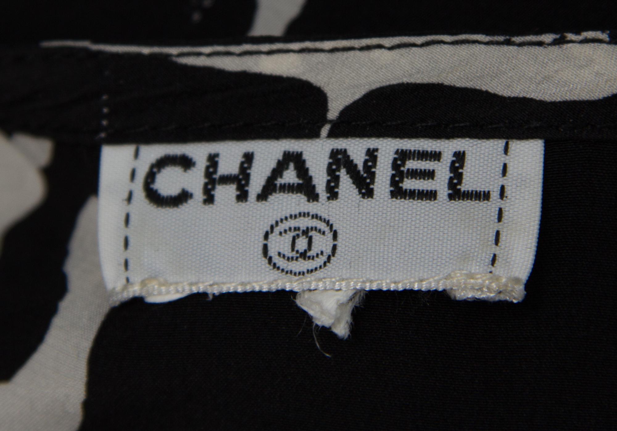 A Pair of Chanel Print Blouses,
