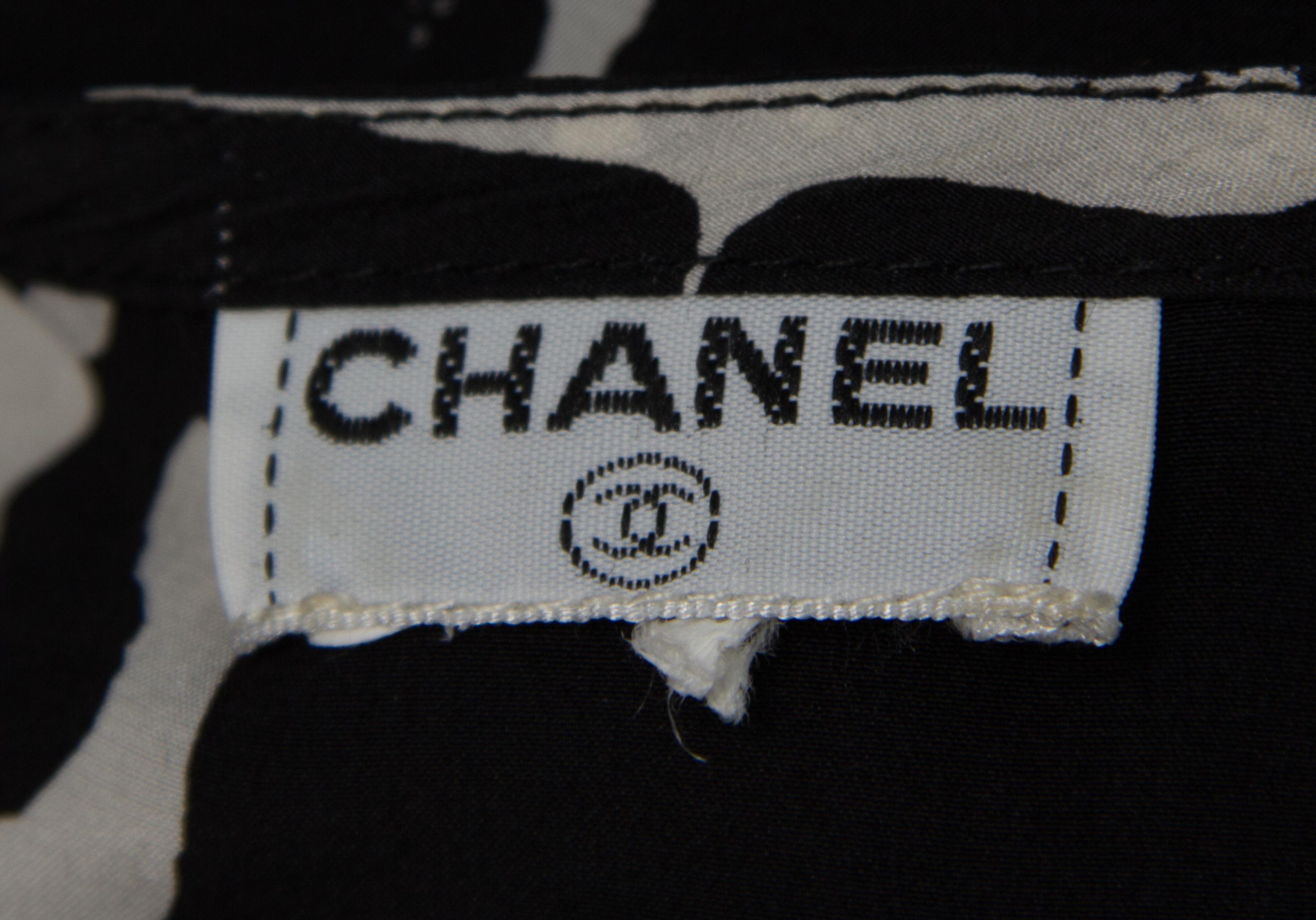 A Pair of Chanel Print Blouses,