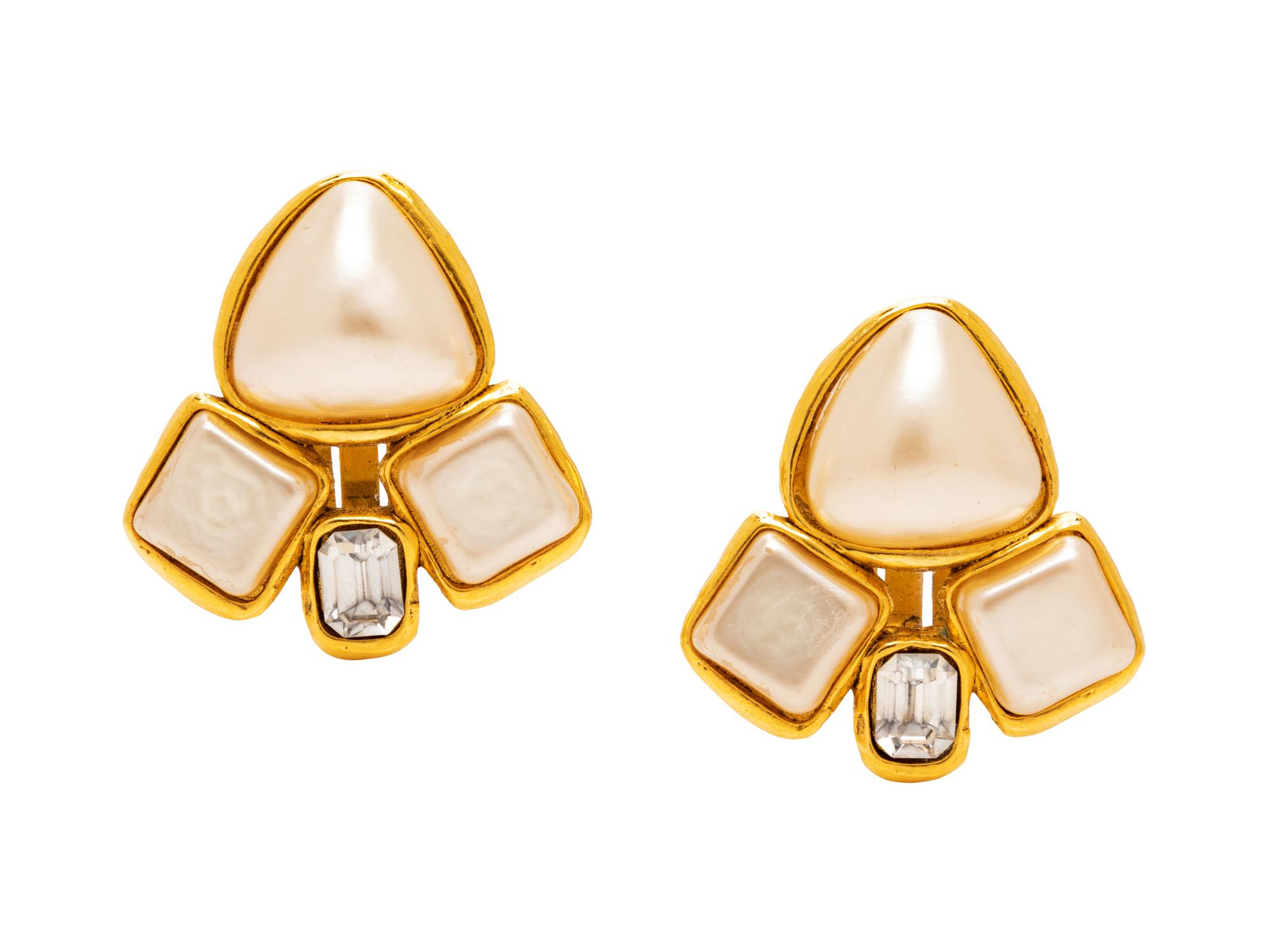 Chanel Earclips, c. 1991