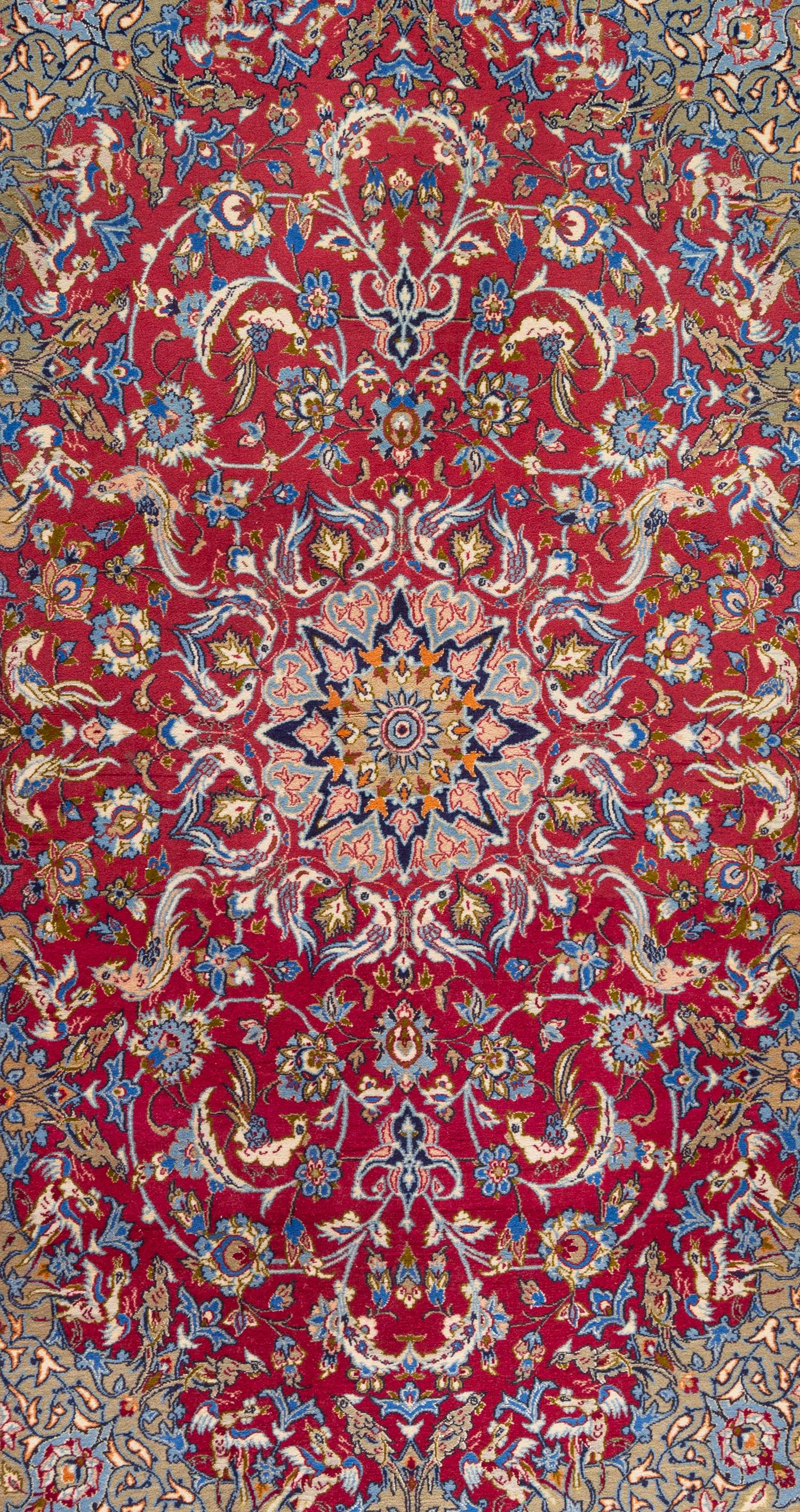An Isfahan Wool Rug