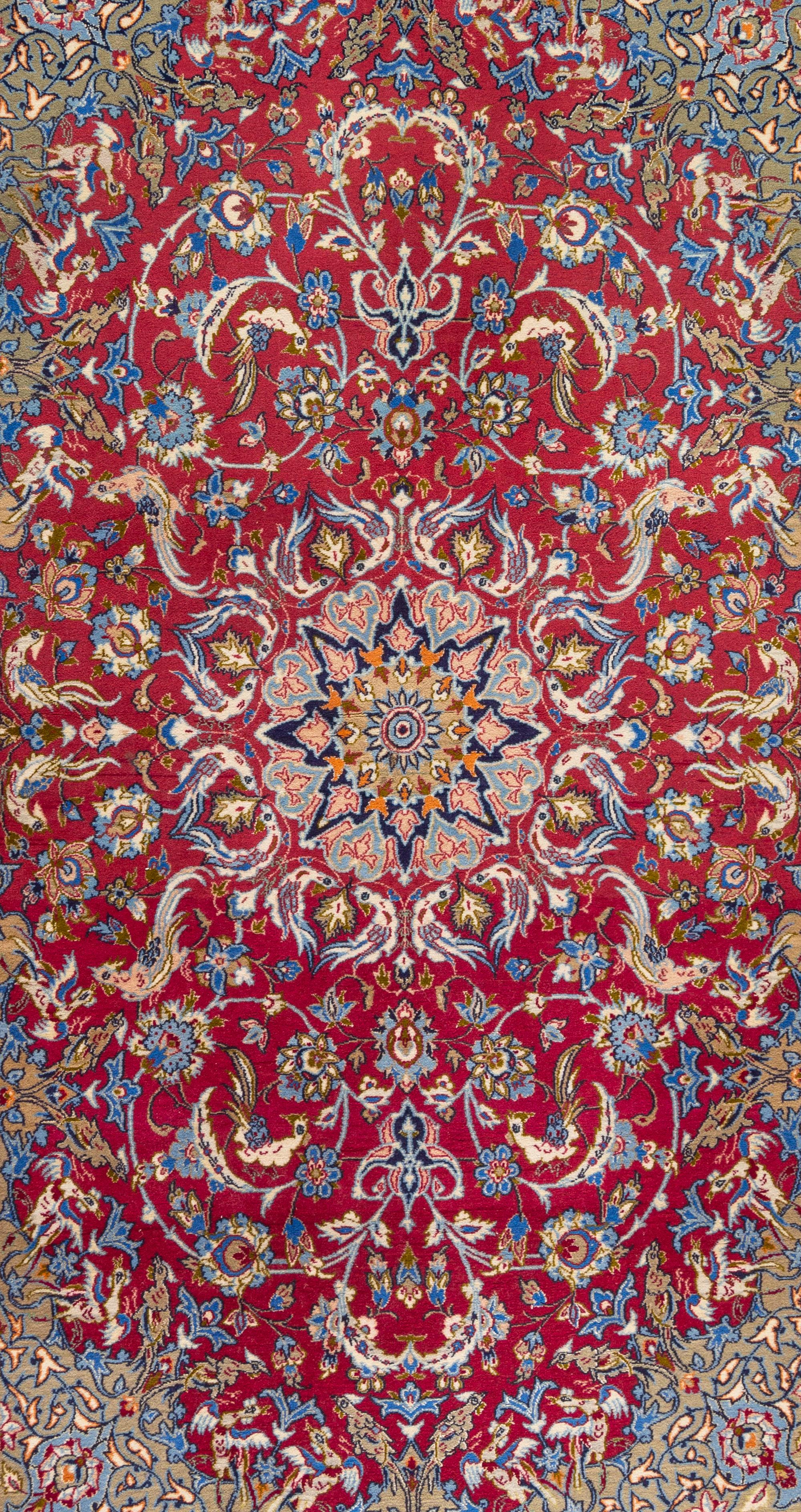 An Isfahan Wool Rug