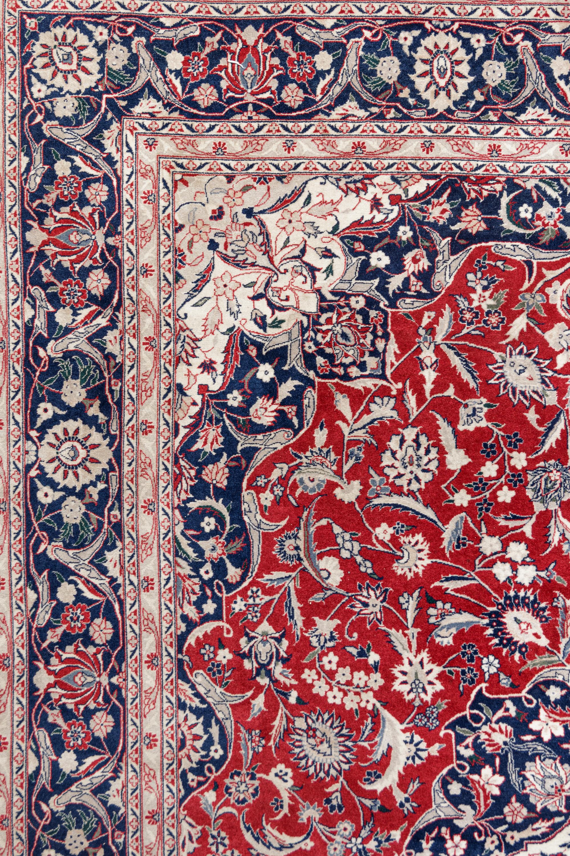 A Kashan Wool Rug