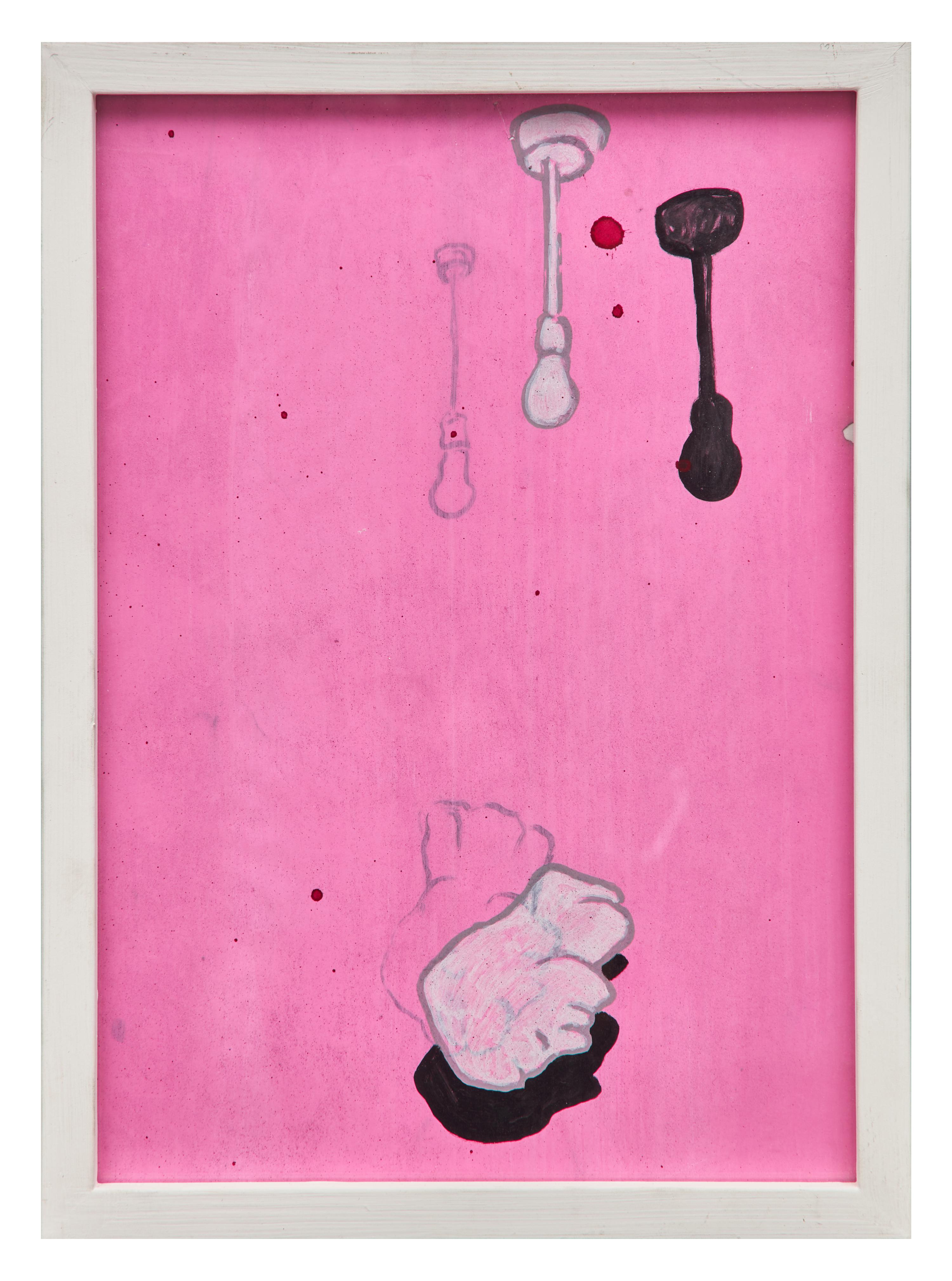 Weak Eyes / Soft Hair , 2000 (two works)