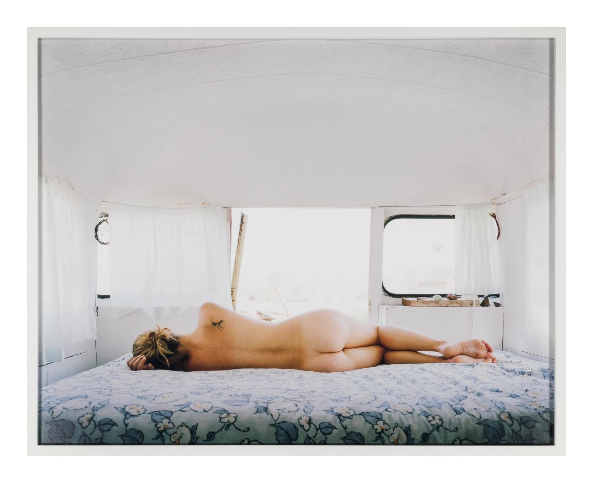 Untitled (nude in bus), self portrait , 2006