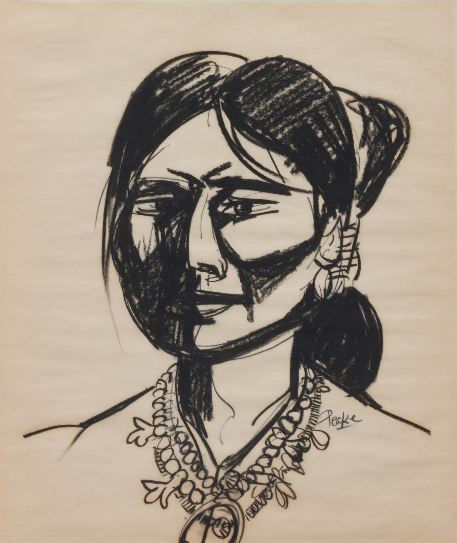 Portrait of a Native American Woman