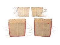Northern Plains Beaded Hide Cuffs and Plains Cree Beaded Leggings