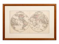 Five Framed Maps Pertaining to Illinois and the Surrounding States