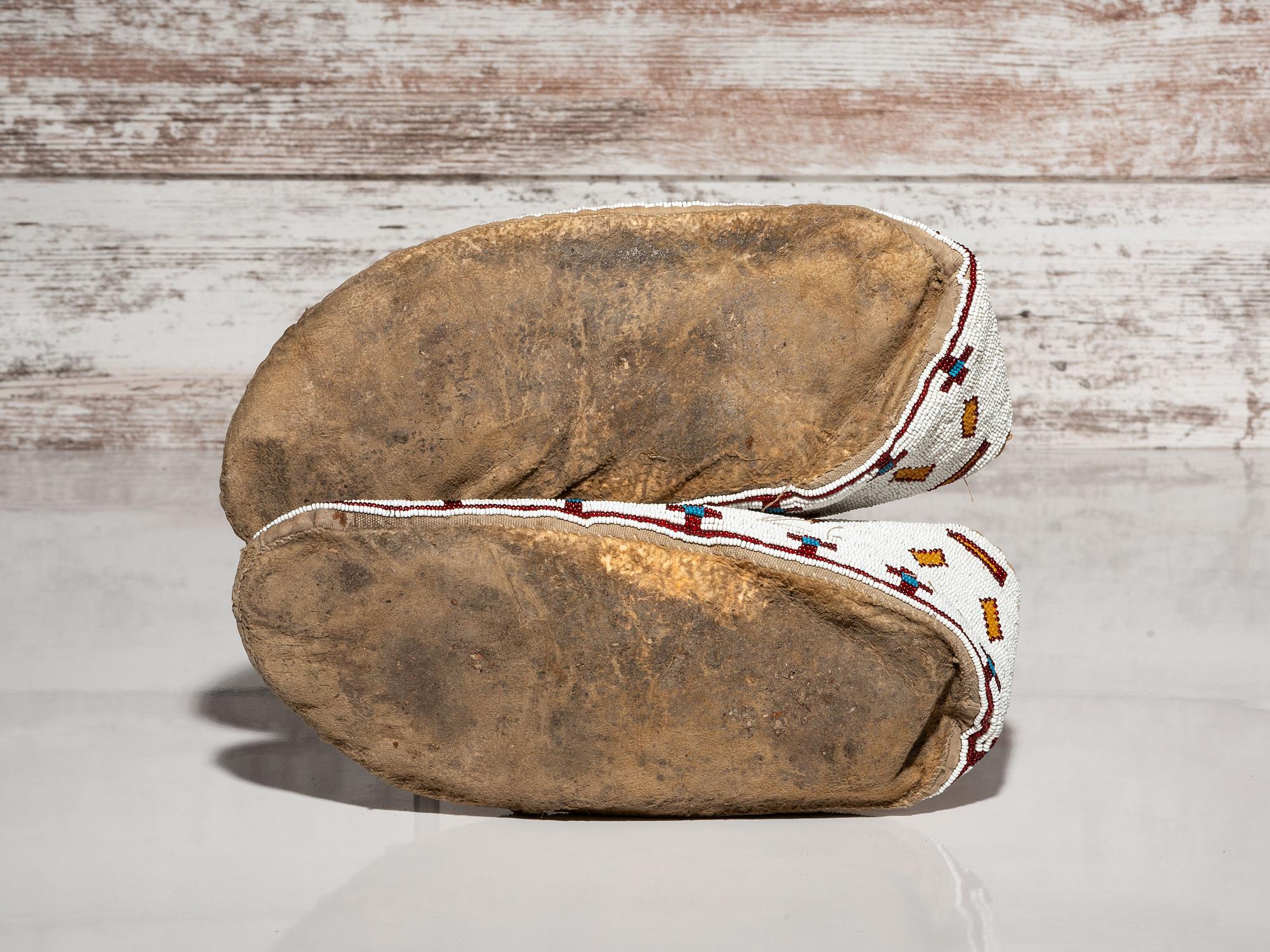 Cree Beaded Moccasins